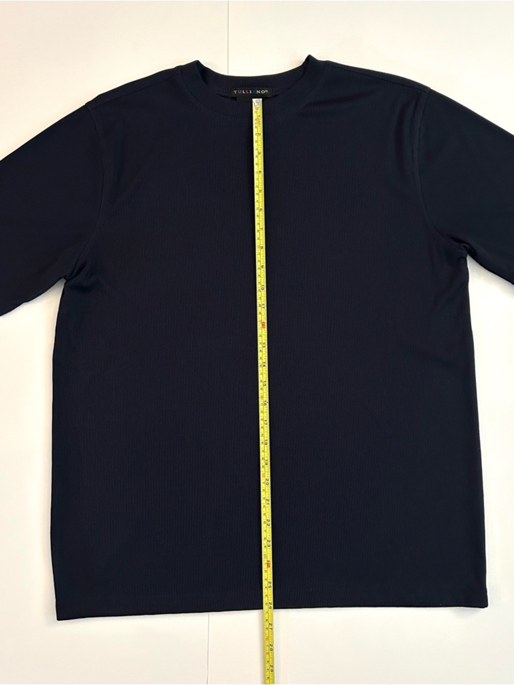 Tulliano Ribbed Knit T-Shirt - Size L - Short Sleeves - Mens - Picture 5 of 8